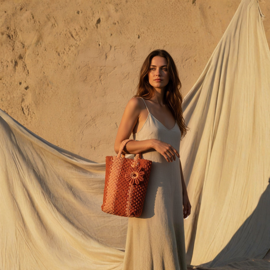 Bolso Raíces · Bolso artesanal hecho con alma natural ·