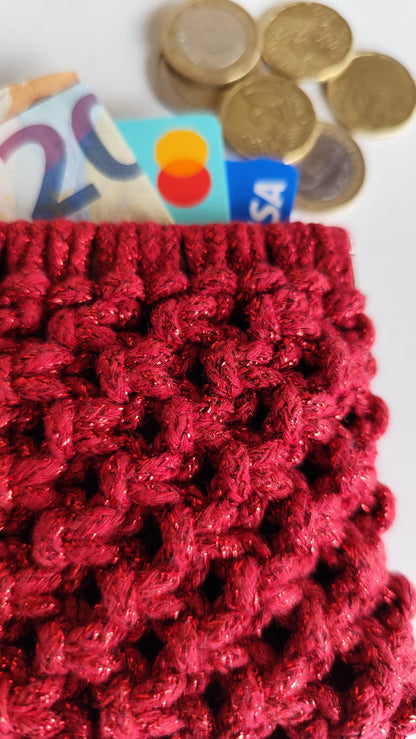 Monedero Hilo Brillante · 336 nudos de calma y destellos ·