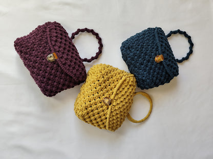 Bolso Deseo · Elegancia artesanal en macramé ·