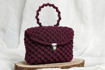 Bolso Deseo · Elegancia artesanal en macramé ·