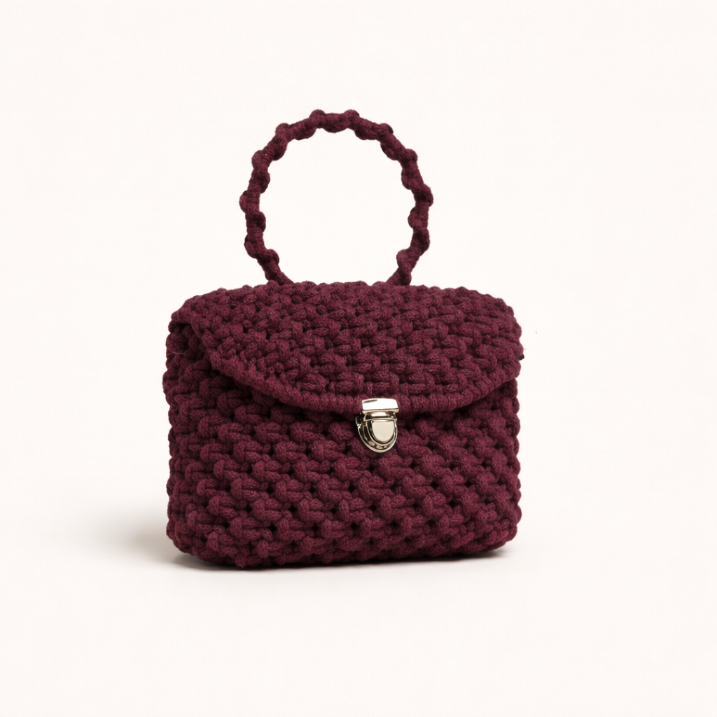 Bolso Deseo · Elegancia artesanal en macramé ·