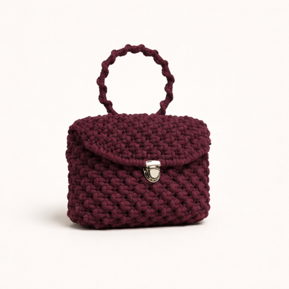 Bolso Deseo · Elegancia artesanal en macramé ·