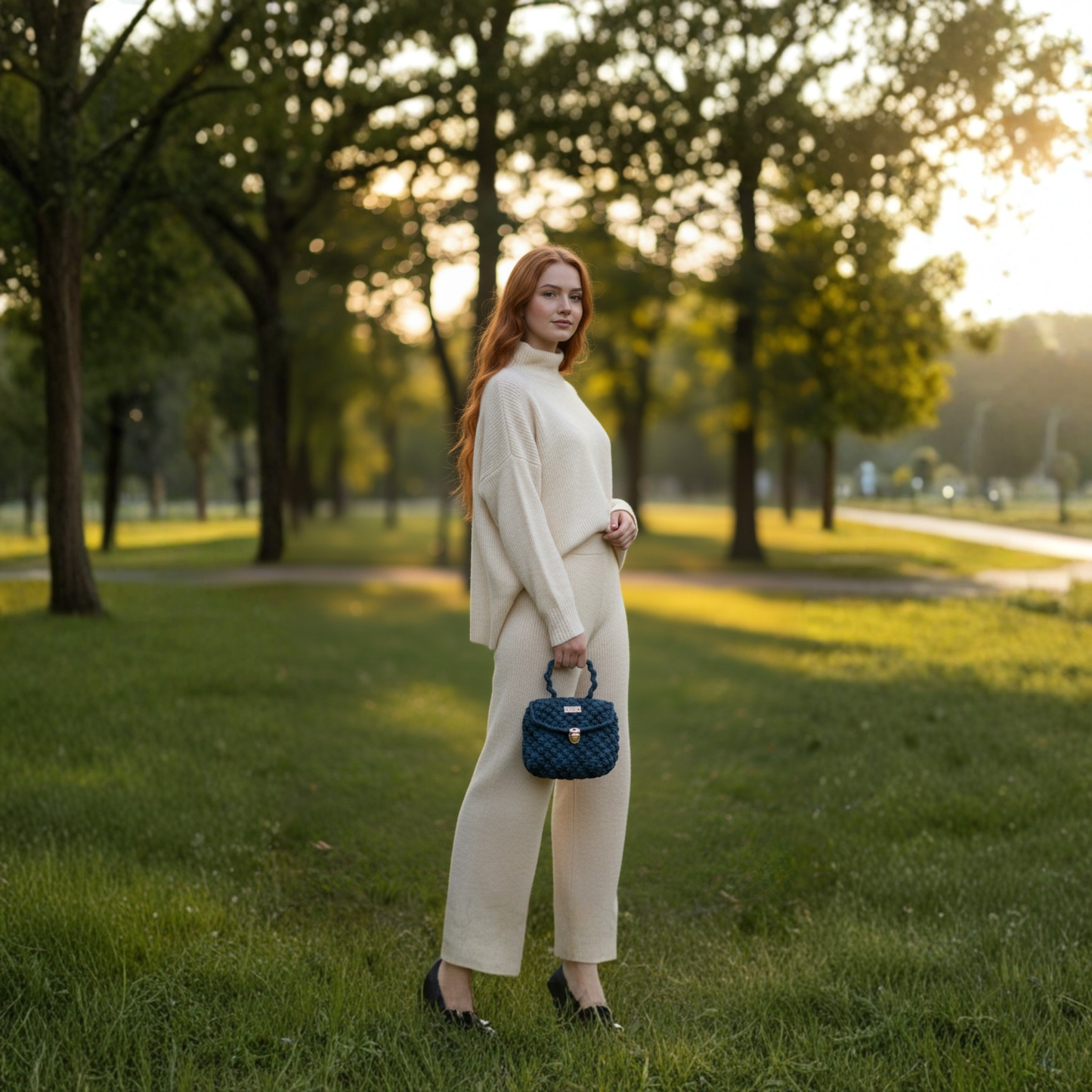 Bolso Deseo · Elegancia artesanal en macramé ·