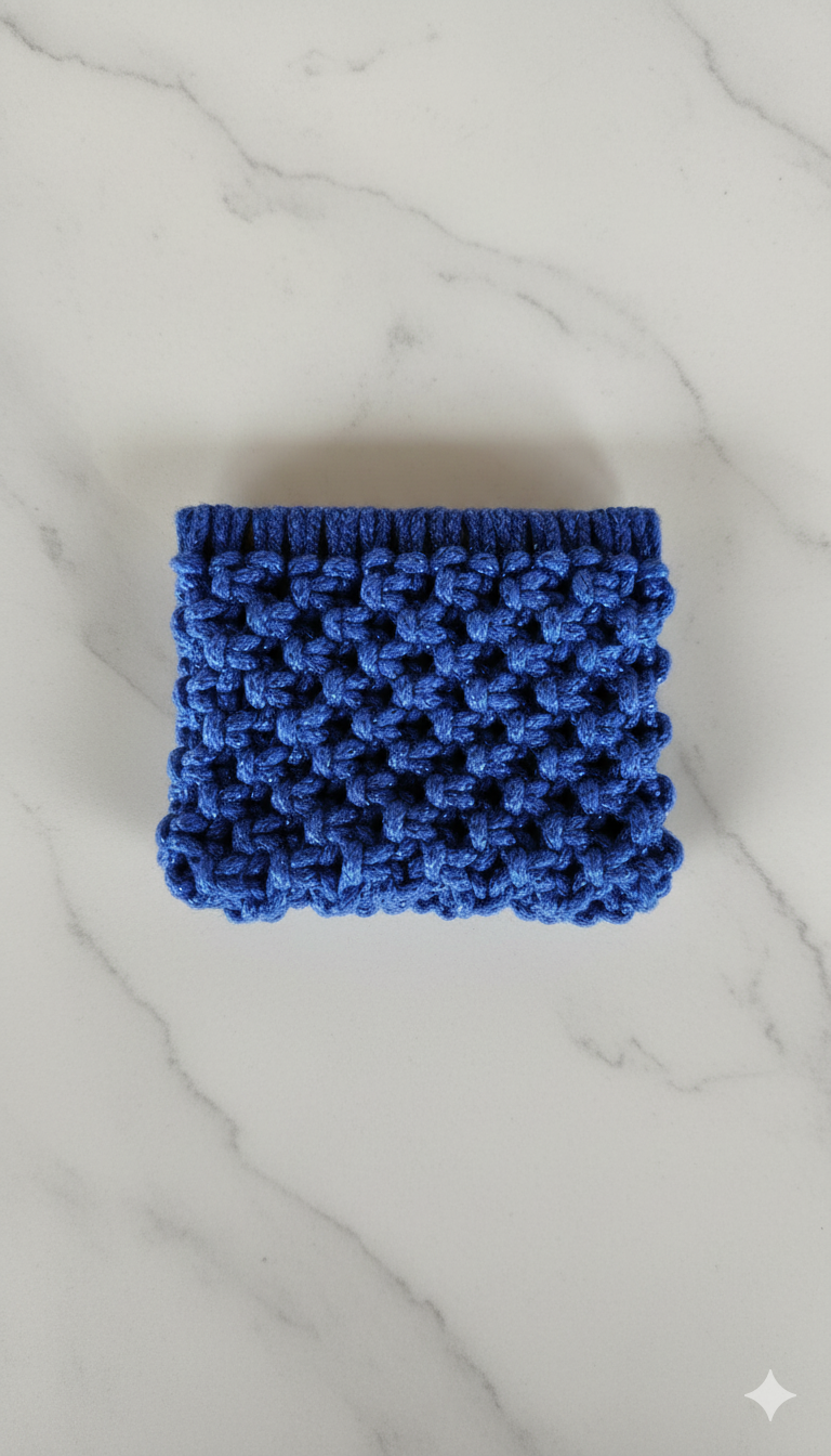 Monedero Hilo Brillante · 336 nudos de calma y destellos ·