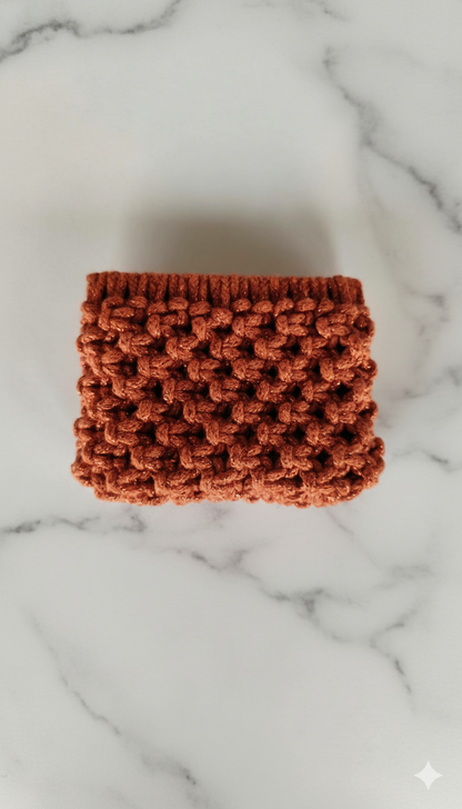 Monedero Hilo Brillante · 336 nudos de calma y destellos ·