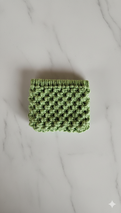 Monedero Hilo Brillante · 336 nudos de calma y destellos ·