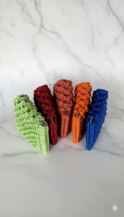 Monedero Hilo Brillante · 336 nudos de calma y destellos ·