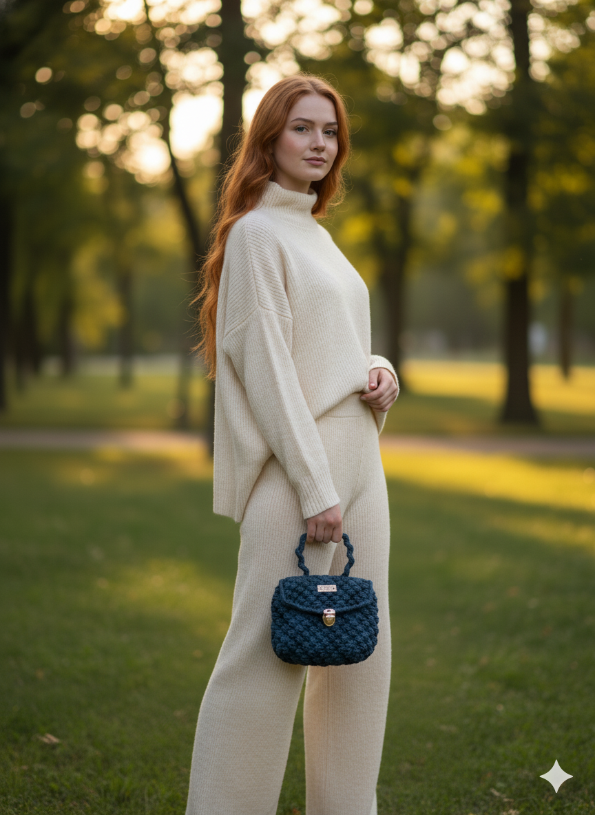 Bolso Deseo · Elegancia artesanal en macramé ·