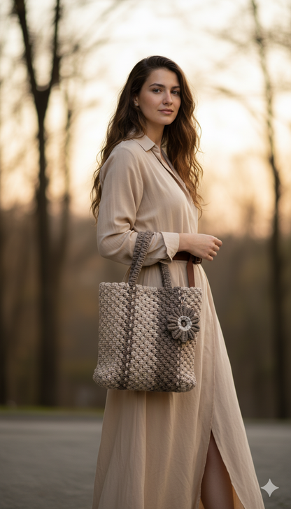 Bolso Raíces · Bolso artesanal hecho con alma natural ·