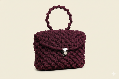 Bolso Deseo · Elegancia artesanal en macramé ·