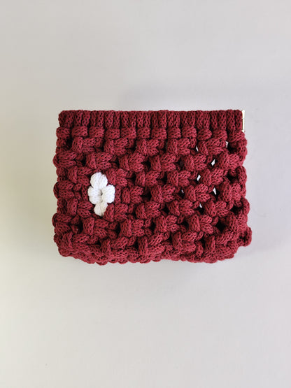 Monedero "Beso de Flor" · Pequeño tesoro artesanal ·