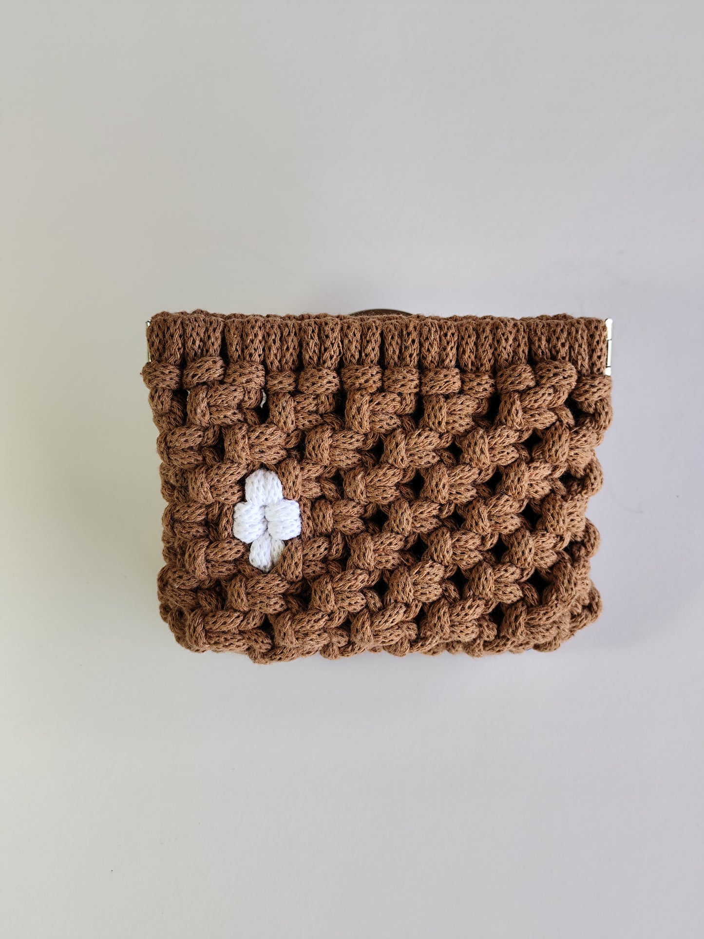 Monedero "Beso de Flor" · Pequeño tesoro artesanal ·