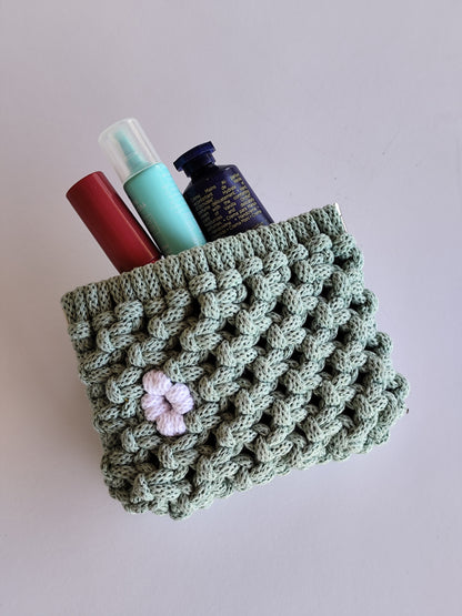 Monedero "Beso de Flor" · Pequeño tesoro artesanal ·