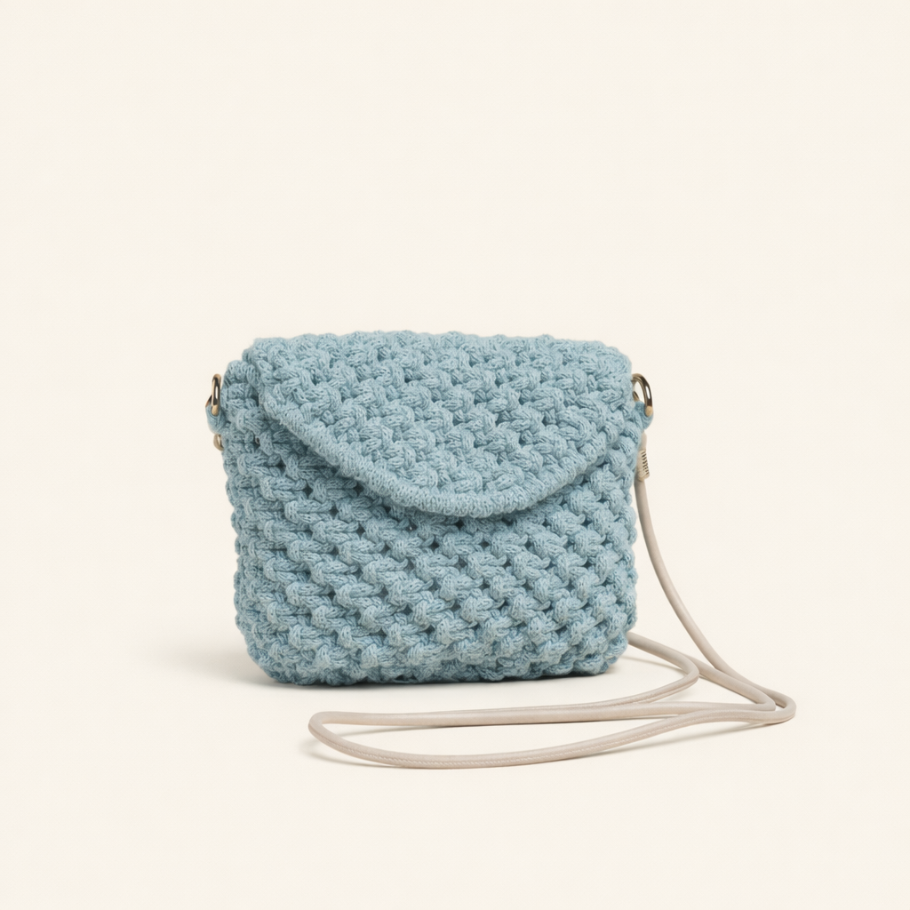 Bolso Natura · Diseño natural en macramé ·