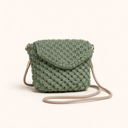 Bolso Natura · Diseño natural en macramé ·