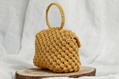 Bolso Deseo · Elegancia artesanal en macramé ·