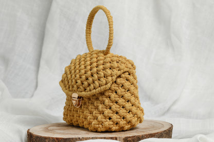 Bolso Deseo · Elegancia artesanal en macramé ·